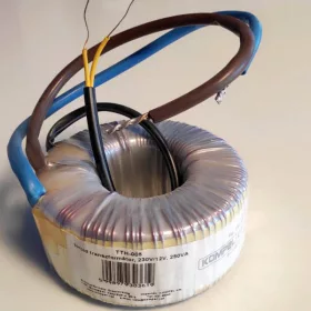 Toroid transzformátor 250VA, 230V/12V