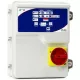 MULTI2 – Control Cabinet, for single-phase pump 2×(2–18A), with motor protection and direct start
